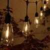 Indoor Outdoor Connectable Festoon Lights With Drop - 20 Bulbs, 7.6m Long