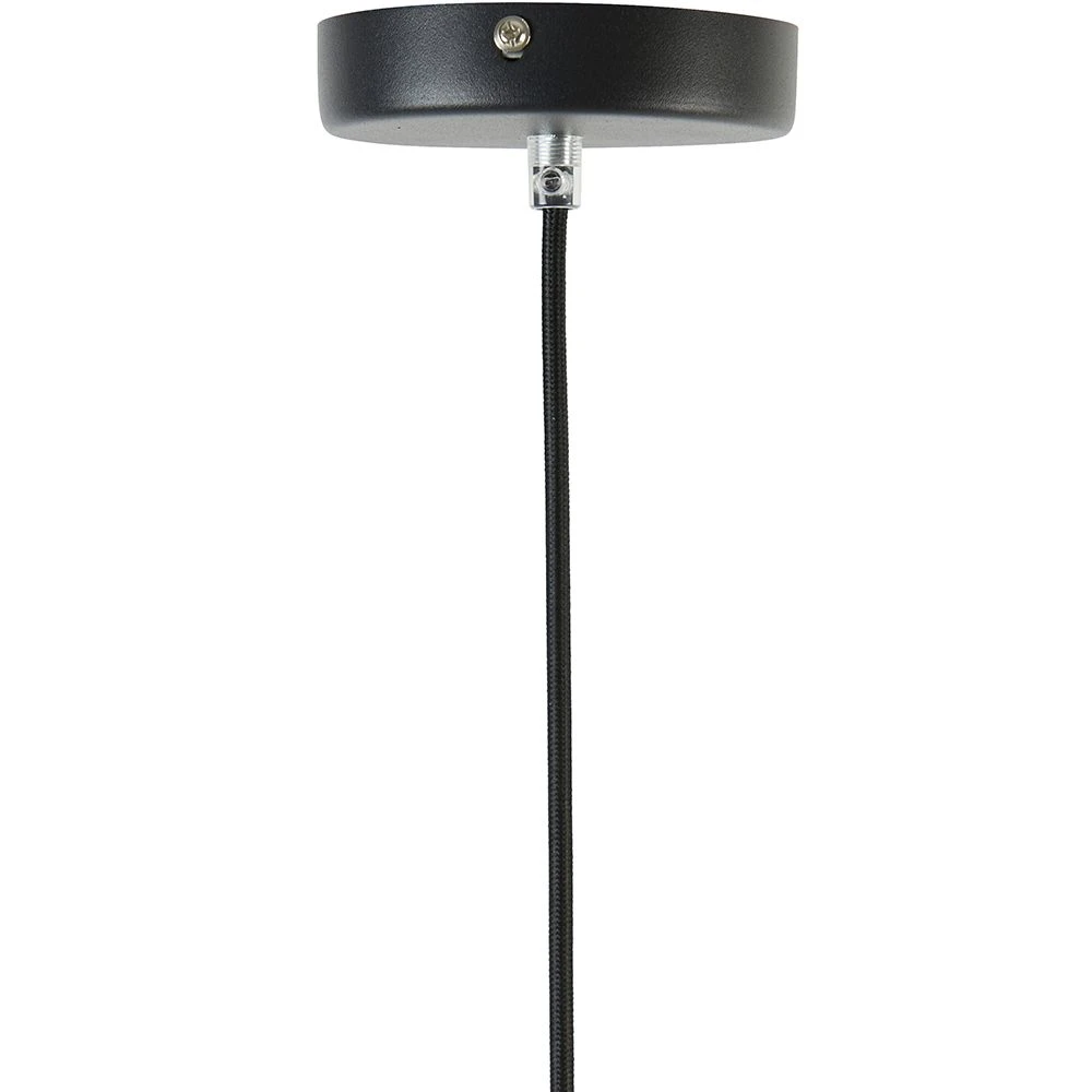 Orla Pendant Light Amber And Matt Black - Image 6