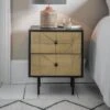 Crackle Bedside Table