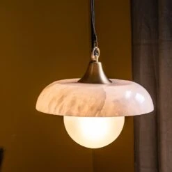 Astrid Alabaster Pendant Light