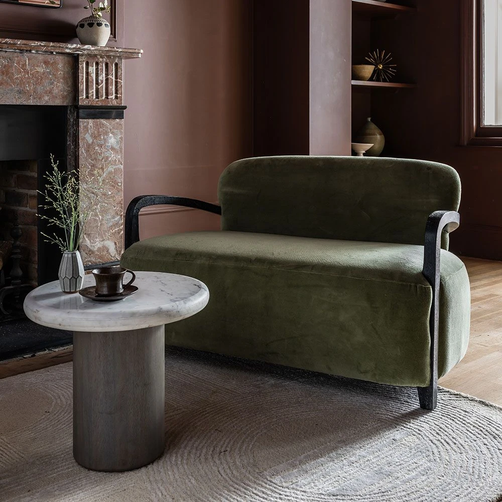 Column Marble Side Table - Image 3