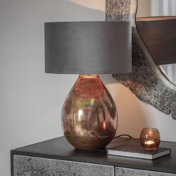 Burnished Table Lamp