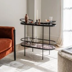 Manhattan Marble Drinks Trolley