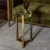Molten Side Table Clear Glass
