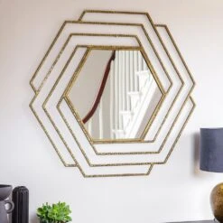 Petra Brass Mirror