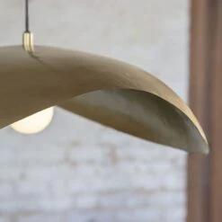 Serene Brass Pendant Light