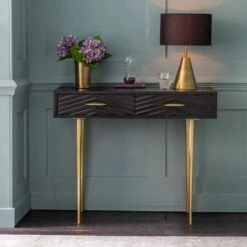 Fandango Console Table - Black