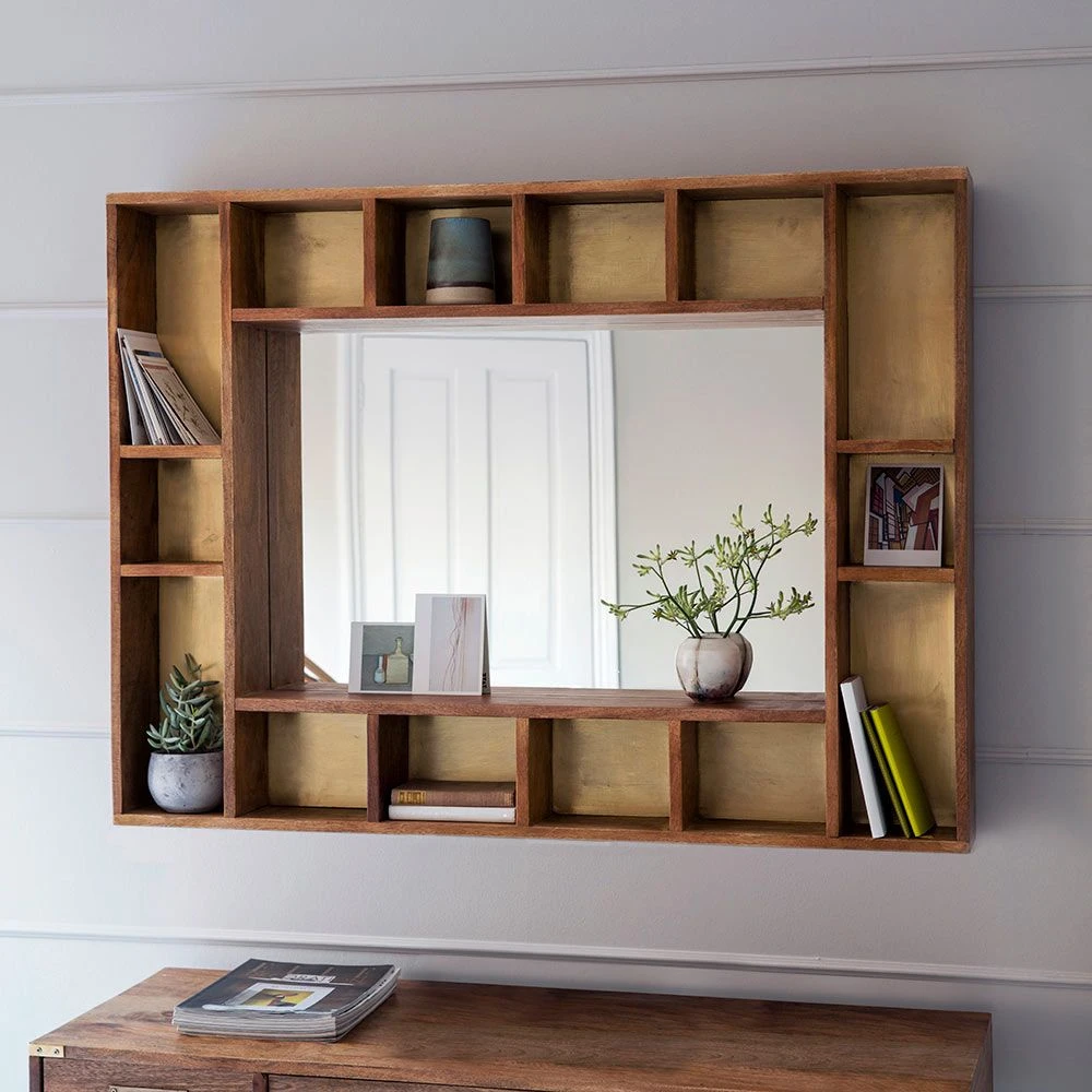 Pigeonhole Mirror Shelf - Image 4