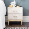 Chevron Bedside Drawers