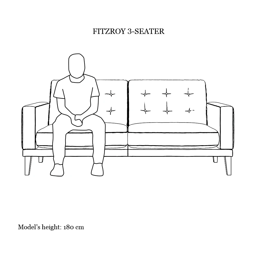 Fitzroy 3-Seat Sofa - Image 9