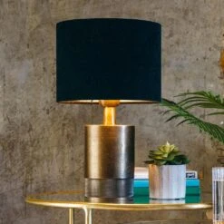 Roman Table Lamp Base Antiqued Bronze