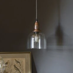 Whitechapel Ceiling Pendant In Burnished Copper